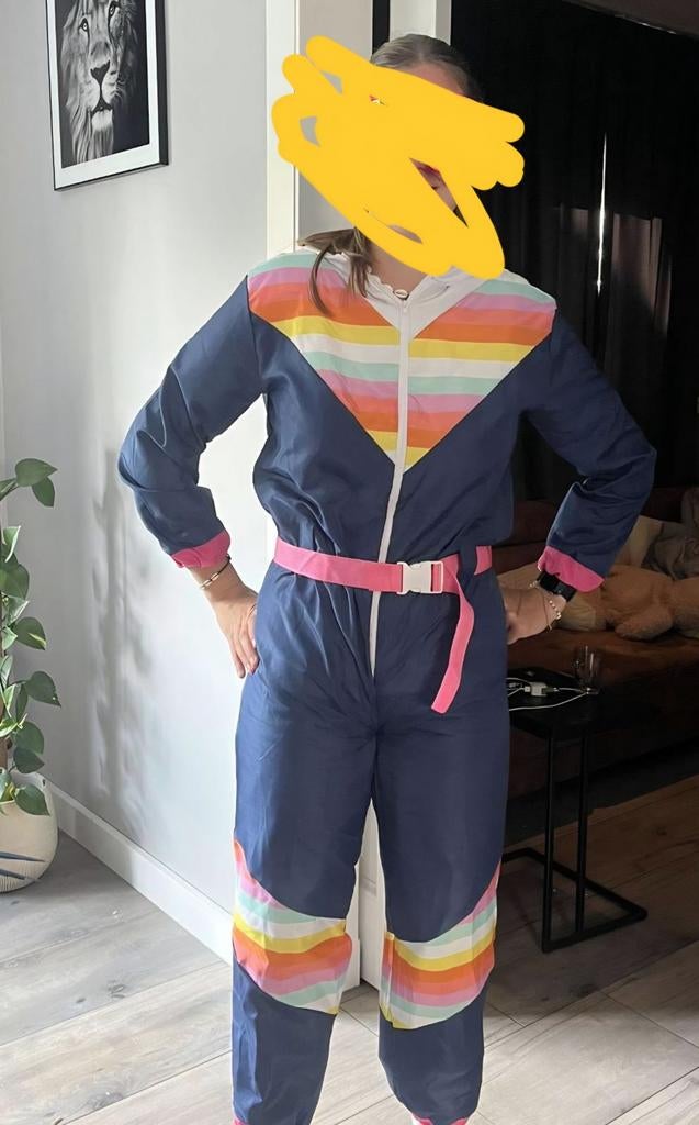 Carnavals skipak met kleurrijke details, Blauw, Ophalen, Maat 38/40 (M), Onbekend