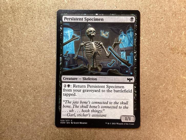 1x Persistent Specimen [125/277] (Near Mint), Hobby en Vrije tijd, Verzamelkaartspellen | Magic the Gathering, Zo goed als nieuw