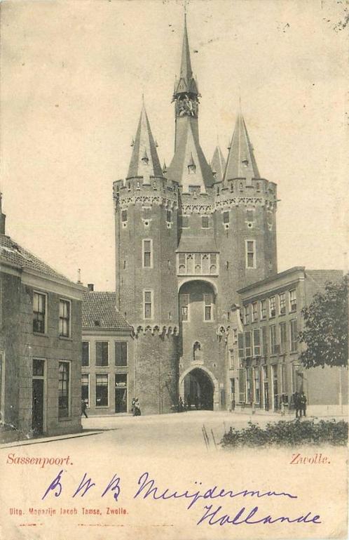 (388-169-015) Zwolle Sassenpoort, Verzamelen, Ansichtkaarten | Nederland, Overijssel, Verzenden