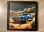 Foto FORD MUSTING Oldtimer.achter glas ingelijst, Ophalen of Verzenden, Nieuw, Auto's