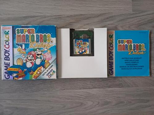 Super Mario Bros Deluxe Gameboy Color, Spelcomputers en Games, Games | Nintendo Game Boy, Ophalen of Verzenden