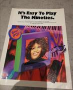 It's easy to play the nineties, Songbook, Muziek en Instrumenten, Bladmuziek, Zang, Ophalen of Verzenden, Zo goed als nieuw, Artiest of Componist