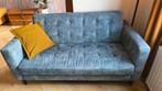 Umix, velvet blauw, Huis en Inrichting, Banken | Bankstellen, Ophalen, Gebruikt, 75 tot 100 cm, 150 tot 200 cm