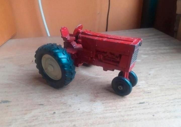 Vintage diecast internationaal tractor voertuig, Verzamelen, Speelgoed, Gebruikt, Ophalen of Verzenden