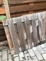 Schuttingdeur hardhout, Tuin en Terras, Schuttingen, 1 tot 2 meter, Minder dan 3 meter, Ophalen of Verzenden, Zo goed als nieuw