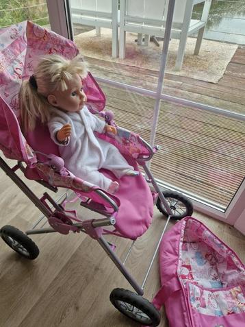 Poppenwagen inklapbaar Babyborn 3 in 1 rose beschikbaar voor biedingen