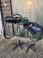 Mobiele haarwasbak 2 stuks, zwart, Ophalen of Verzenden