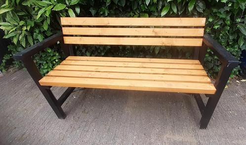 Tuinbank, Tuin en Terras, Tuinbanken, Zo goed als nieuw, Hout, Ophalen