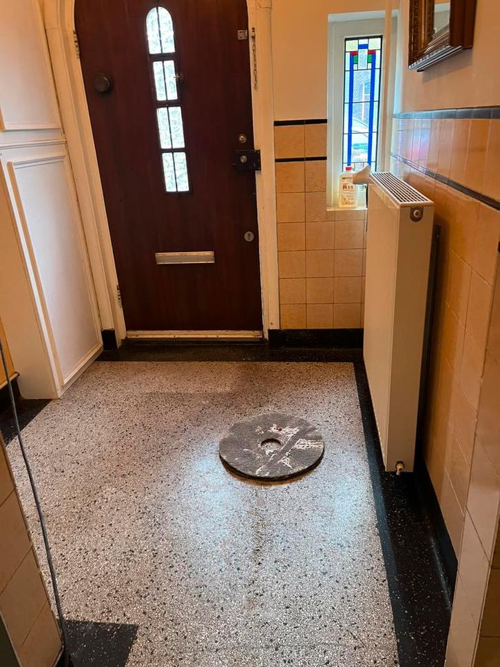 Terrazzo vloer polijsten, Antiek en Kunst, Curiosa en Brocante, Ophalen of Verzenden