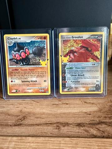 Pokémon Celebrations - Claydol & Groudon Holo beschikbaar voor biedingen