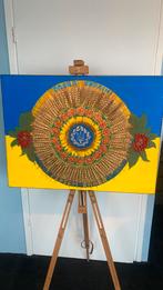Acryl 80x60 Mandala Ukraine, Verzenden