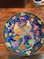 Antieke Meiji/Taisho Yamatoku Porseleinen Plaat, Ophalen of Verzenden