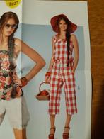 Knippatroon burda nr.7227 jumpsuit blouse korte broek, Ophalen of Verzenden, Nieuw, Vrouw, Burda