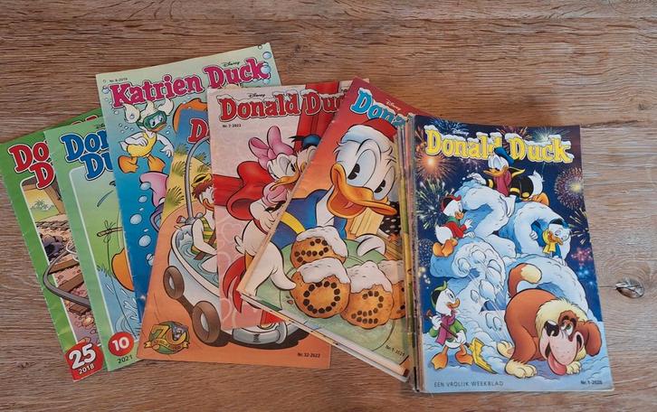 Donald Duck en Katrien Duck - 29 stuks 2020,2021,2022, Boeken, Stripboeken, Gelezen, Meerdere stripboeken, Ophalen