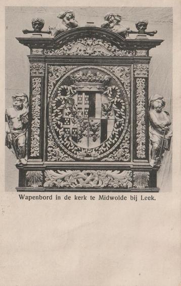 MIDWOLDE Kerk Wapenbord 1916 beschikbaar voor biedingen