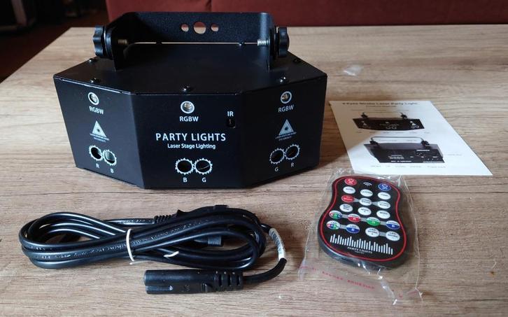 9 Eye Strobe Party Light DMX, Muziek en Instrumenten, Licht en Laser, Nieuw, Licht, Geluidgestuurd, Kleur, Stroboscoopeffect, Verzenden