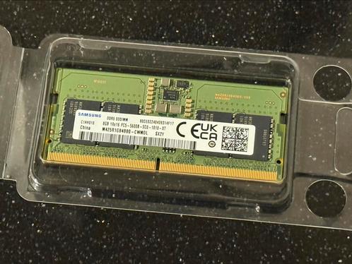 Samsung 1x 8GB DDR5 SODIMM 5600Mhz RAM geheugen - NIEUW, Computers en Software, RAM geheugen, Nieuw, Laptop, 8 GB, DDR5, Ophalen of Verzenden