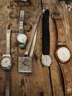 Vintage Horloges - Pontiac + 4 Andere, Sieraden, Tassen en Uiterlijk, Horloges | Dames, Overige merken, Staal, Gebruikt, Staal