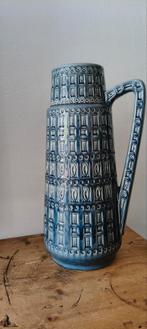 Vintage jaren 60 Scheurich Inka 416-45 vloer vaas blauw, Ophalen
