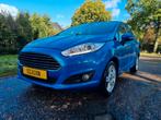 Ford fiesta 125 pk 5 deurs bj 2015 km 94208 airco apk nieuw, Auto's, Voorwielaandrijving, Blauw, Bedrijf, Handgeschakeld