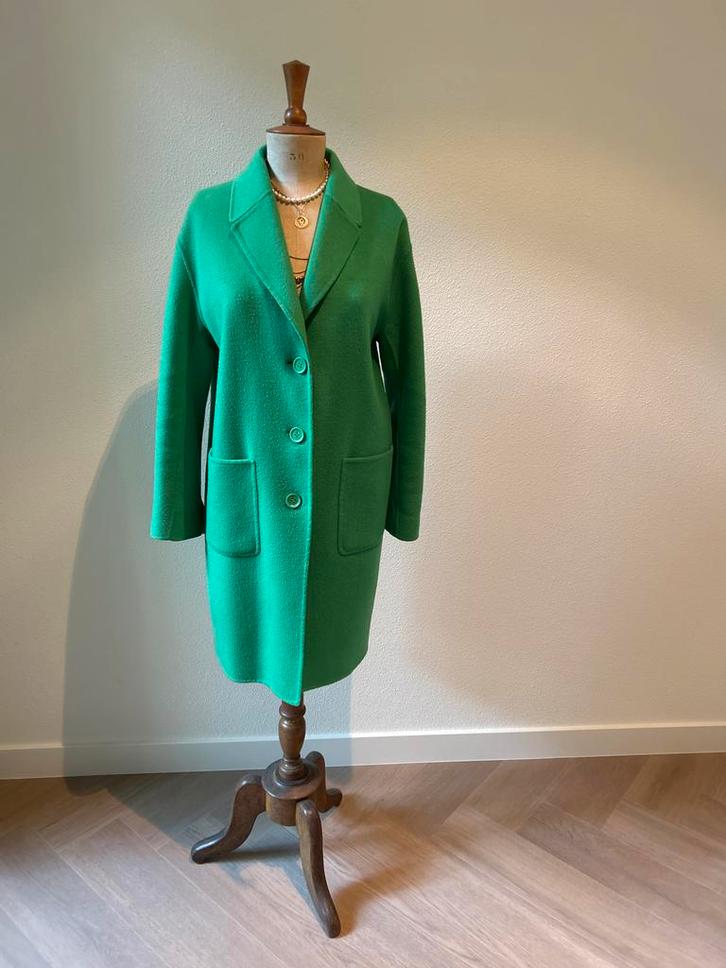 MarcCain Jas - Nieuwstaat!, Kleding | Dames, Jassen | Winter, Zo goed als nieuw, Maat 34 (XS) of kleiner, Groen, Ophalen of Verzenden