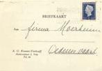 A.G. Kramer-Verhoeff, Velp - 02.1949 - briefkaart, Ophalen of Verzenden, Briefkaart