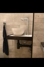 Waskom + kraan en stalen frame +handdoekhouder, Ophalen, Zo goed als nieuw, Kraan