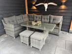 Tuinset wicker grijs, Tuin en Terras, Ophalen, Zo goed als nieuw, Wicker