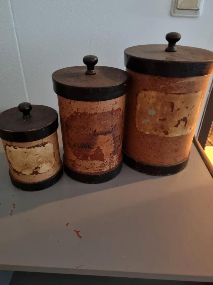 Antieke Apothekerspotten Set van 3, Antiek en Kunst, Antiek | Woonaccessoires, Ophalen