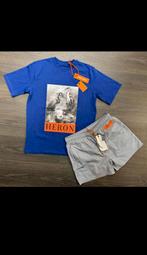 Heron preston sets, Kleding | Heren, Sportkleding, Ophalen of Verzenden, Zo goed als nieuw, Zwart