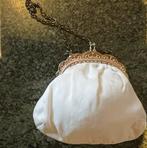 Vintage Wit Avondtasje, Ophalen of Verzenden, Zo goed als nieuw, Wit, Avondtasje