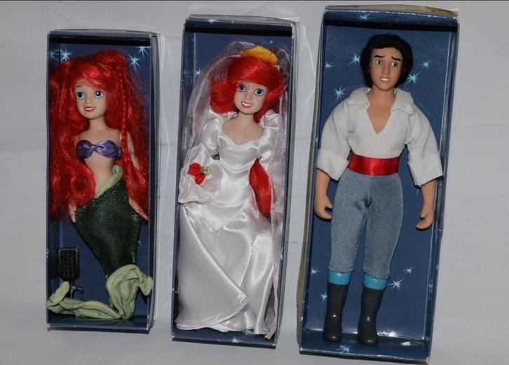 The little mermaid Ariël Prins DeAgostini porseleinen poppen, Verzamelen, Disney, Zo goed als nieuw, Beeldje of Figuurtje, Pocahontas of Kl. Zeemeermin