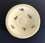 Franse kop en schotel (Limoges?) met toefjes bloemen 9 stuks, Antiek en Kunst, Antiek | Servies los, Ophalen of Verzenden
