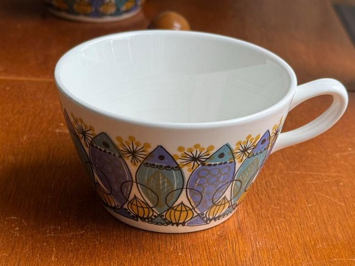 2 Turi design Clupea kopjes Noorwegen, Huis en Inrichting, Keuken | Servies, Gebruikt, Kop(pen) en/of Schotel(s), Overige stijlen