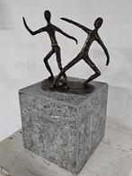 VOETBALLERS / BRONZEN BEELD / voetbal, Antiek en Kunst, Kunst | Beelden en Houtsnijwerken, Ophalen of Verzenden