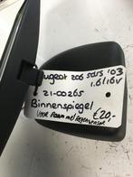 Peugeot 206 2003 Binnenspiegel voor raam met regensensor, Auto-onderdelen, Gebruikt, Ophalen of Verzenden