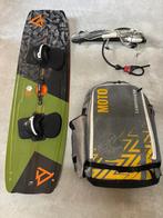 Cabrinha Moto 12m + Brunotti Buster 142x42 + Cabrinha Bar, Watersport en Boten, Kitesurfen, Ophalen, Gebruikt, Kitesurf-set, Twintip