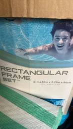 Zwembad 4.50 bij 2.20 in prima staat, Minder dan 80 cm, Ophalen of Verzenden, 200 tot 400 cm, Rechthoekig