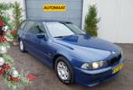 BMW 5-Serie 2.5 I 525 Touring LEER AUT 2001 APK 14-06-2025, Auto's, Automaat, Achterwielaandrijving, 1610 kg, Zwart