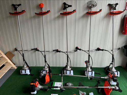 Nieuwe 55CC benzine bosmaaier met metalen en nylon mes, Tuin en Terras, Bosmaaiers, Nieuw, Benzine, Ophalen of Verzenden