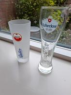 Bierglazen Amstel en Wieckse, Ophalen, Zo goed als nieuw, Glas of Glazen