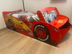 Disney Cars auto peuter bed incl matras en bedtextiel, 140 tot 160 cm, Gebruikt, Matras, 70 tot 85 cm