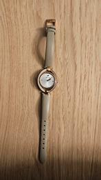 Swarovski rose goudkleurig horloge, Overige materialen, Leer, Zo goed als nieuw, Ophalen