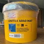 Nieuwe muurverf 10 liter - SPS Unitex 4040 RAL 9010, 5 tot 10 liter, Wit, Nieuw, Ophalen of Verzenden