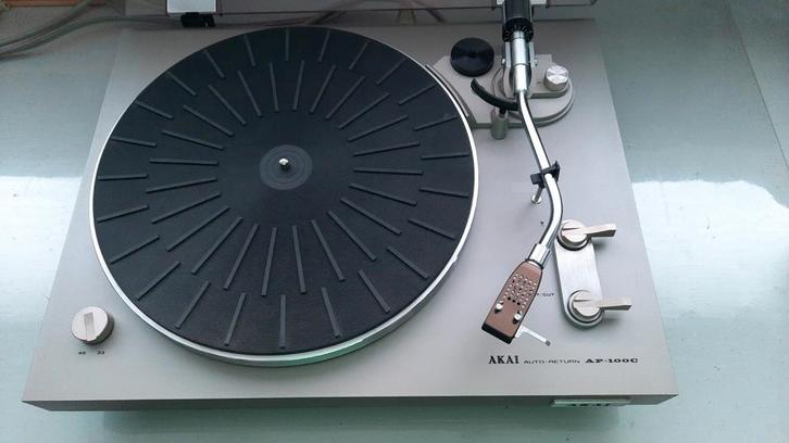 Akai AP-100C Platenspeler - Vintage Draaitafel, Audio, Tv en Foto, Platenspelers, Gebruikt, Platenspeler, Akai, Ophalen of Verzenden