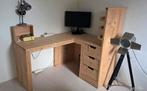 Houten Bureau / Manicure Tafel Yuna in nieuwstaat, Huis en Inrichting, Ophalen, Zo goed als nieuw, Bureau