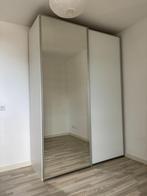Witte Kledingkast met Spiegel - Zo Goed Als Nieuw, Huis en Inrichting, Kasten | Kledingkasten, Ophalen, 200 cm of meer, 150 tot 200 cm