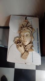 japans polystone buste antiek, Ophalen, Gebruikt