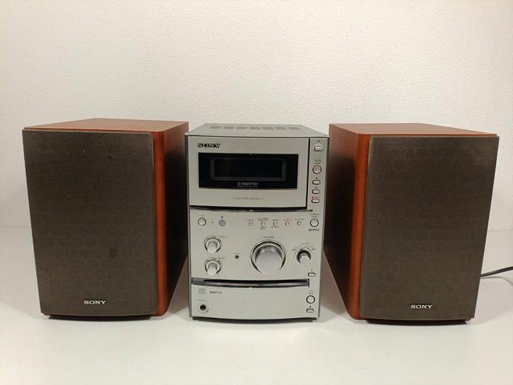 Sony CMT-CPX11 Micro Hi-Fi Systeem - Compleet!, Audio, Tv en Foto, Stereo-sets, Gebruikt, Cassettedeck, Cd-speler, Tuner of Radio