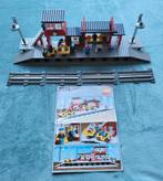 Lego trein grijze rails station / perron (set 7824)boekje., Ophalen of Verzenden, Gebruikt, Complete set, Lego
